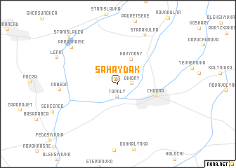 map of Sahaydak