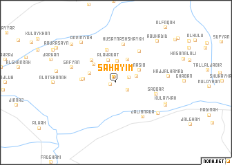 map of Şahāyim