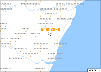 map of Sahazaha