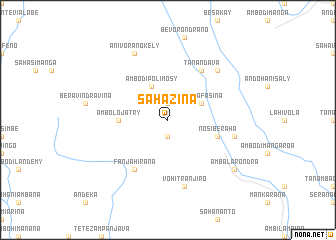 map of Sahazina
