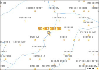 map of Sahazomena