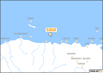 map of Saha