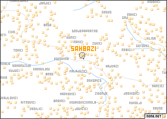 map of Šahbazi