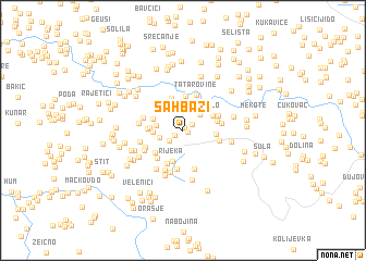 map of Šahbazi