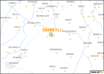 map of Şahbeyli