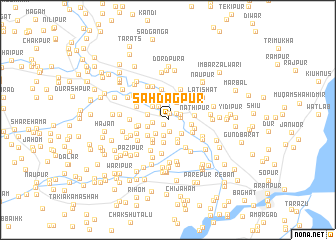 map of Sahdagpur
