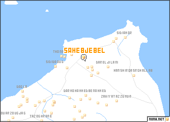 map of Saheb Jebel