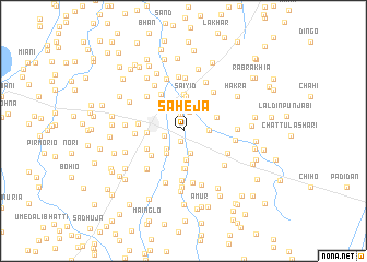 map of Sāheja