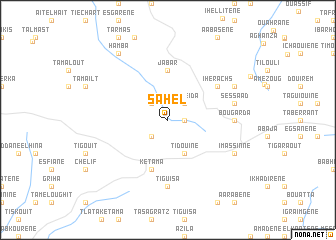 map of Sahel