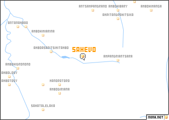 map of Sahevo