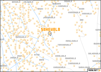 map of Sāhewāla