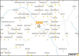 map of Sahé