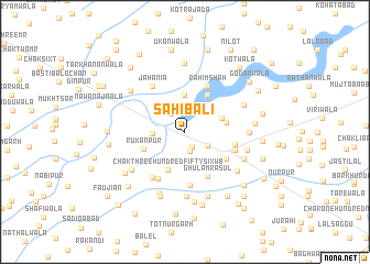 map of Sāhib Ali