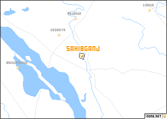 map of Sāhibganj