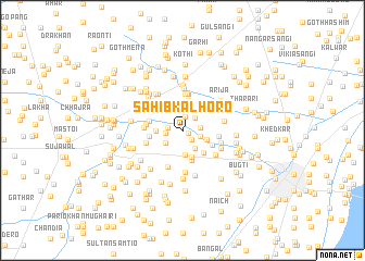 map of Sāhib Kalhoro