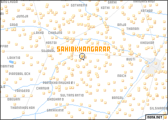 map of Sāhib Khān Gārar