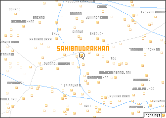 map of Sāhibnu Drakhan