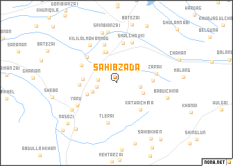 map of Sāhibzāda