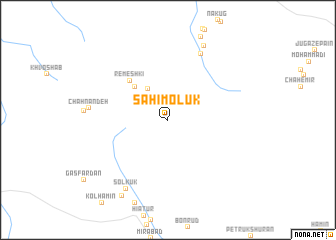 map of Sahī Molūk
