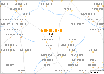 map of Sahin Daka