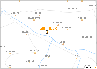 map of Şahinler