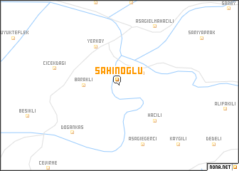 map of Şahinoğlu