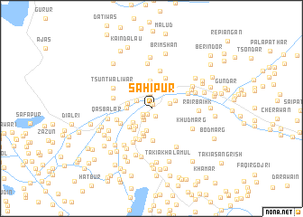 map of Sahipur