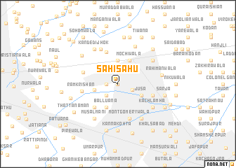 map of Sāhi Sāhu