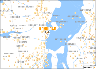 map of Sāhīwāla