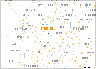 map of Sāhīwāl