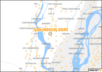 map of Sāhjhar Kalāsan