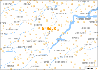 map of Sāhjuk