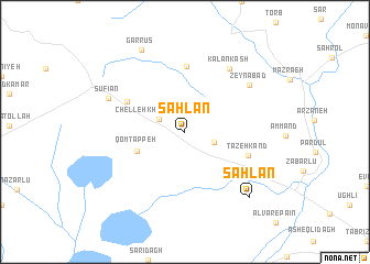 map of Sahlān