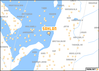 map of Sāhlān
