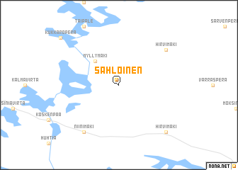 map of Sahloinen