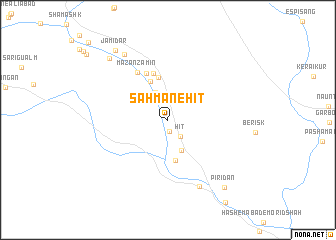 map of Sahmān-e Ḩīţ
