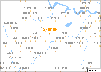 map of Sahmaw