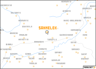 map of Şahmelek