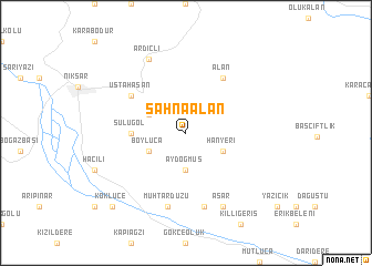 map of Şahnaalan
