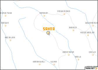 map of Şahna