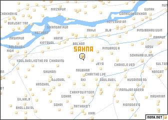 map of Sāhna