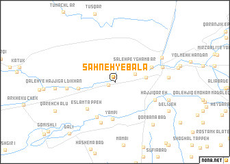 map of Şaḩneh-ye Bālā