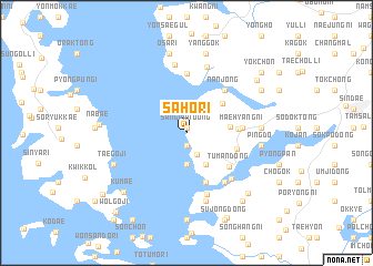 map of Saho-ri