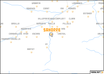 map of Sahorre