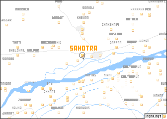 map of Sahotra
