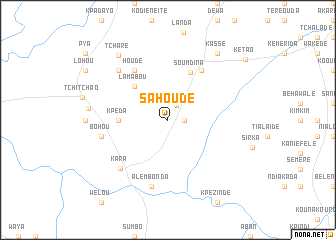 map of Sahoudé