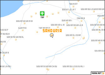 map of Sahouria