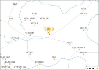 map of Saho