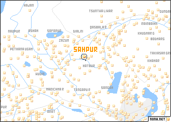 map of Sahpur