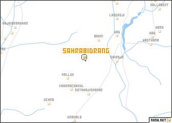 map of Sāhra Bidrang